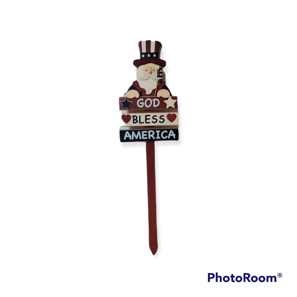 Americana Sign Wood NWT God Bless America